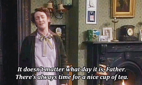 Mrs Doyle, a woman after my own heart, from the TV series Father Ted